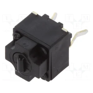 Microinterruptor Tact, Spst, Pos: 2, 0,02a/15vdc,.