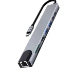 Hub Usb-C "8-Em-1" 2x Usb-C + 2x Usb 2.0 + 1x Hdm.