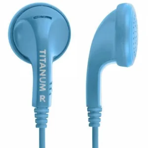 Auriculares Titanum C/ Fios Stereo Azul - Esperan.