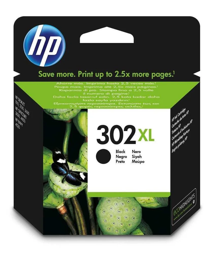 Tinteiro Hp 302xl Black Ink Cartridge