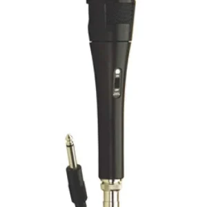 Microfone Dinâmico Unidirecional.