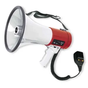 Megafone com Sirene Usb/Sd/Mp3
