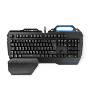 Teclado com Fios para Jogos Usb Teclas Mecâni.