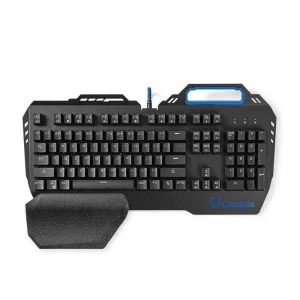 Teclado com Fios para Jogos Usb Teclas Mecâni.