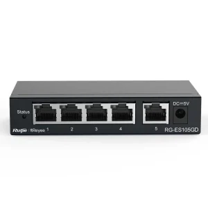 Reyee Desktop Switch - Caixa Metálica - 5 Portas