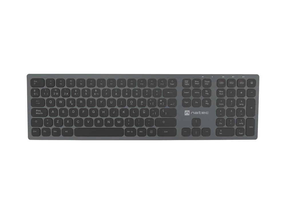 Natec Nkl-1830 Teclado Rf Wireless + Bluetooth Qw.