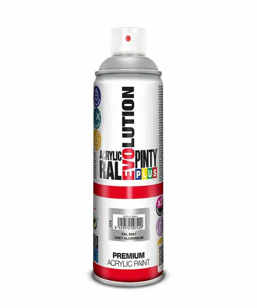Tinta em Spray Pintyplus Evolution Ral 9007 Grey .
