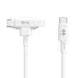 Hyper Silicone Usb-C para Usb-C e Lightning Hybri.