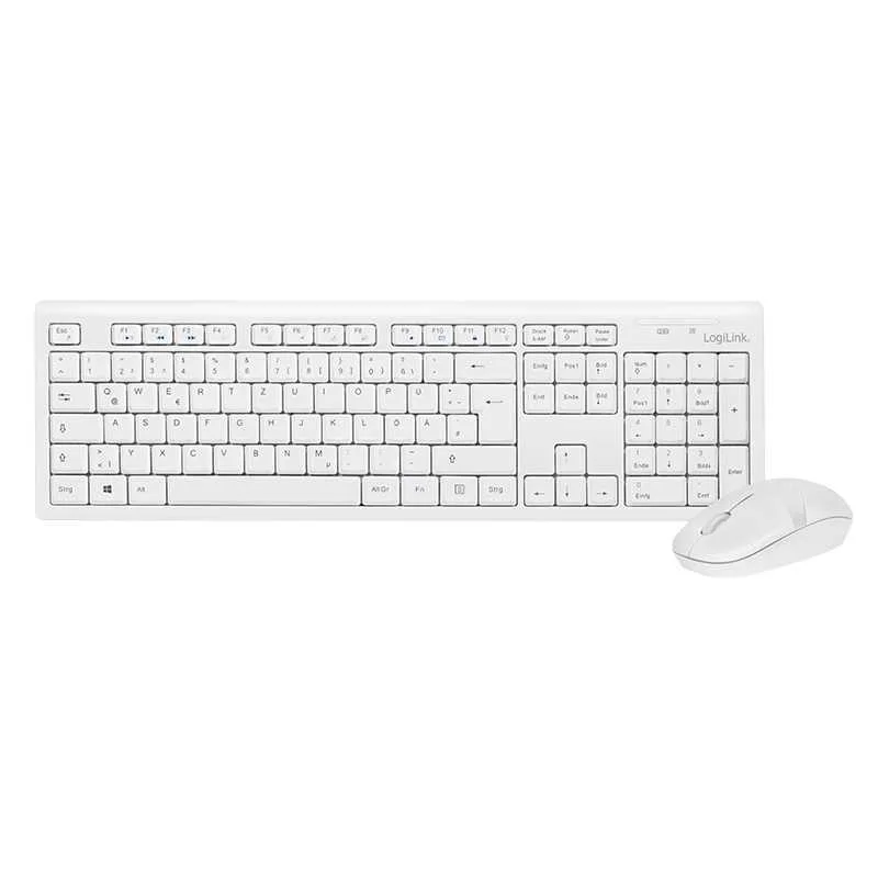 Logilink Id0104w Teclado Rato Incluído Usb Alemão.