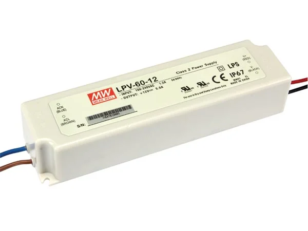 Fonte Alimentação Ip67 12vdc 60w 5a - Mw