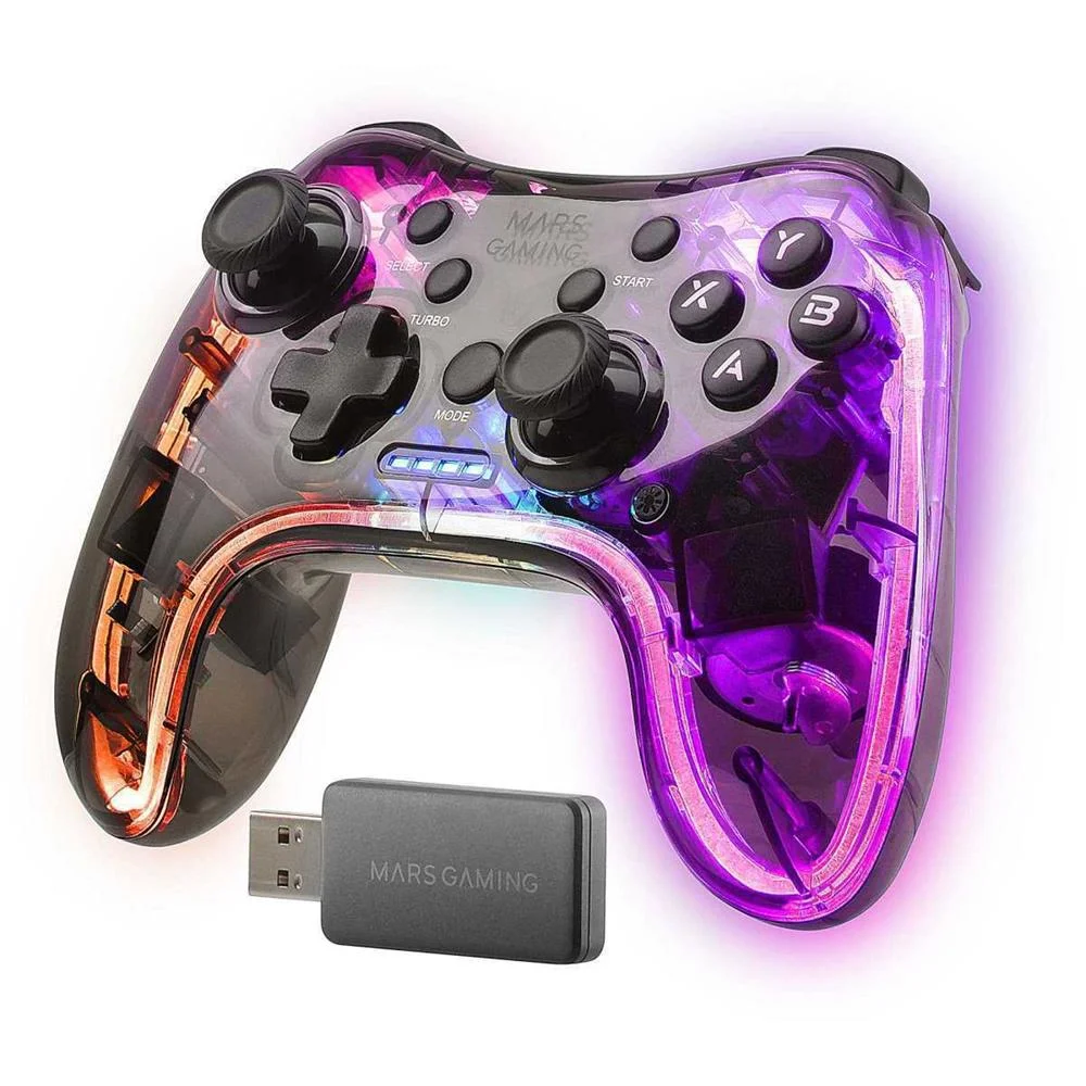 Mars Gaming Mgp-24 Preto, Transparente Rf Gamepad.