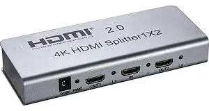 Repartidor Hdmi 1 Entrada 2 Saidas 4k Hdcp2.2