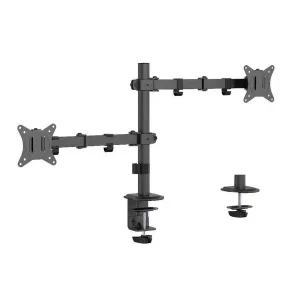 Gembird Ma-D2-03 Braço Duplo Ajustável Preto