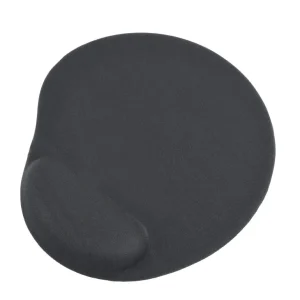 Tapete de Rato em Gel com Suporte de Pulso, Preto