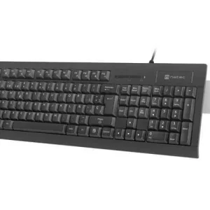 Teclado Internacional Natec Morey Leitor Cartões