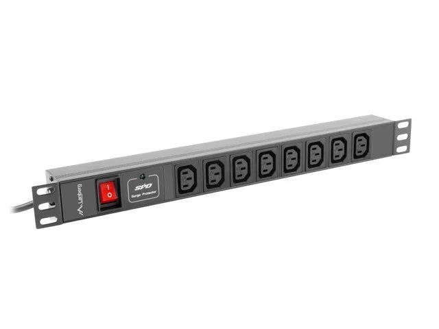 Lanberg -08i-0200-C20-Bk Pdu 8 Tomada(S) Ca 1u Pr.