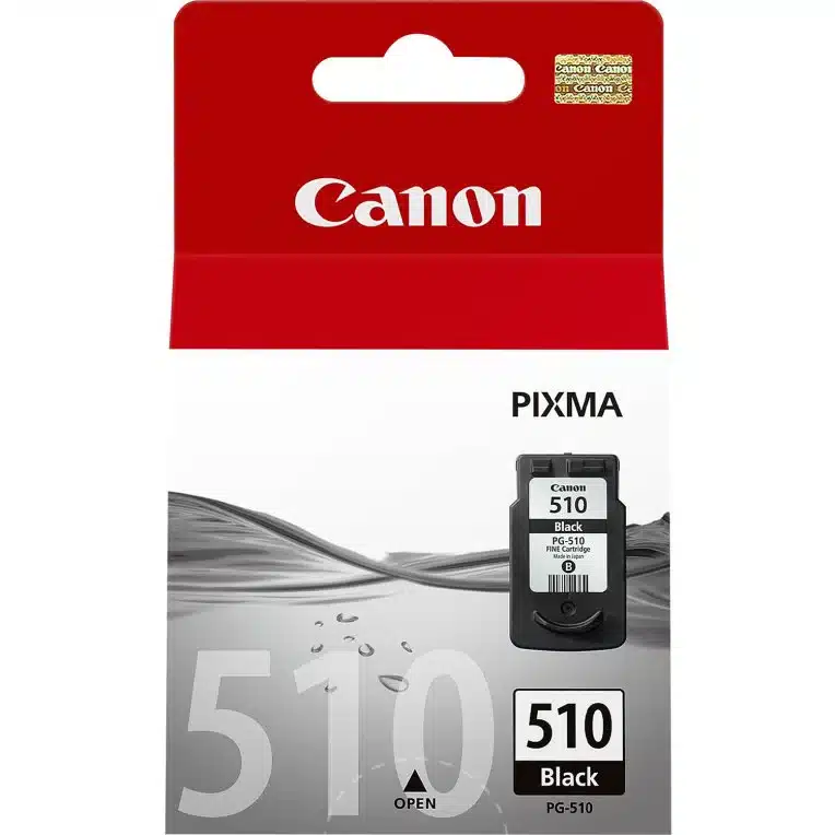 Tinteiro de Tinta Original Canon Pg510 Preto