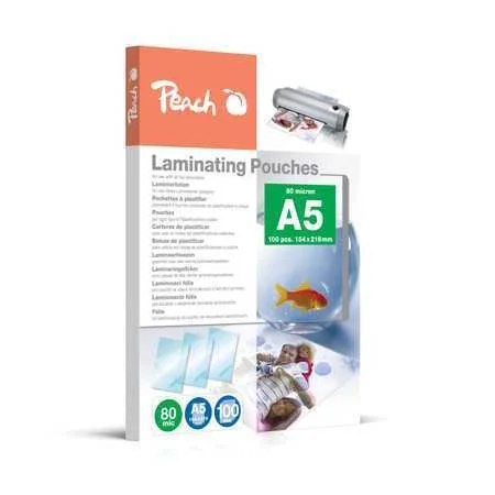Peach Pp580-03 Bolsa para Plastificar 100 Unidade.