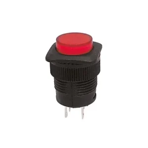 Interruptor Teimoso Off-(On)  Vermelho Led