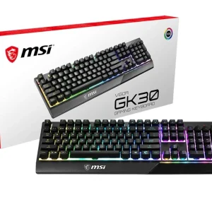 Msi Vigor Gk30 Teclado Usb Qwertz Alemão Preto