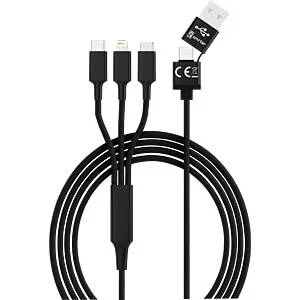 Cabo de Carregamento Smrter Hydra Ultra 5in1 Nylo.