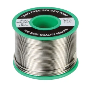 Lead-Free Solder Sn 99.3% - Cu 0.7% 1mm 250g
