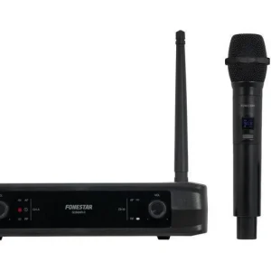 Microfone Duplo Sem Fios de Mão Uhf