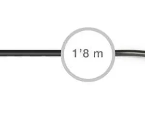 Cabo Alimentação Schuko - C7 (3 Pins) 1,8m