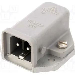 Conector: Retangulares, St, Tomada, Macho, Pin: 2.