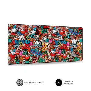 Tapete de Rato Subblim Graffiti Xl Multicolor
