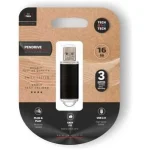 Pendrive 16gb Tech One Tech Básico Usb 2.0/ Preto