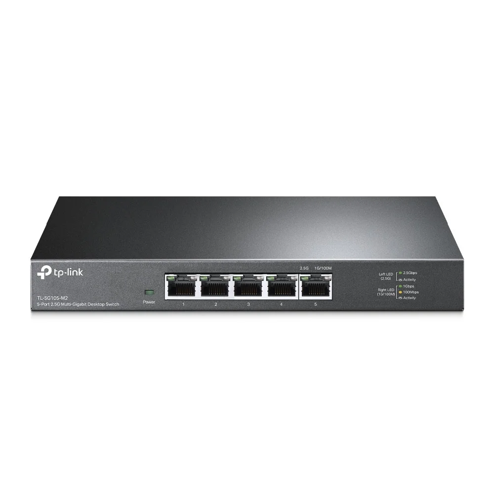 Switch Tp-Link Tl-Sg105-M2 Preto Gigabit Ethernet