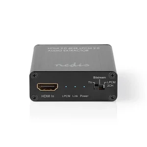 Extrator de Áudio Hdmi Nedis Digital e Stereo