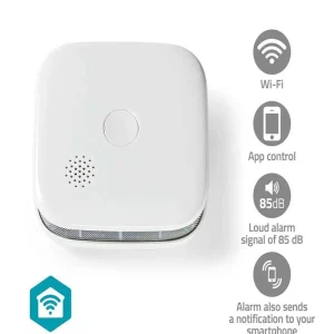 Detetor de Fumo Wifi Smartlife Alimentado Por