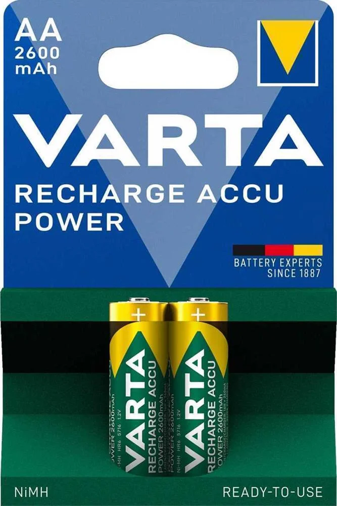 Varta 05716 Bateria Recarregável AA Hidreto Metál.