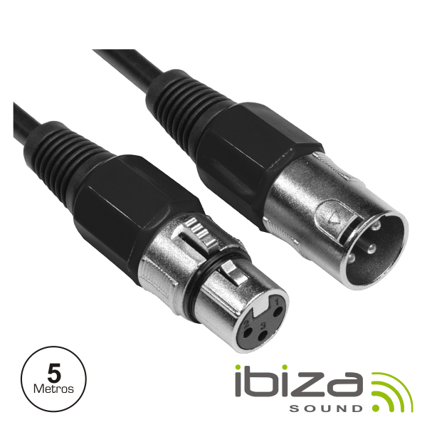 CM5XXF CABO xlr 3p macho / xlr 3p femea 5mt