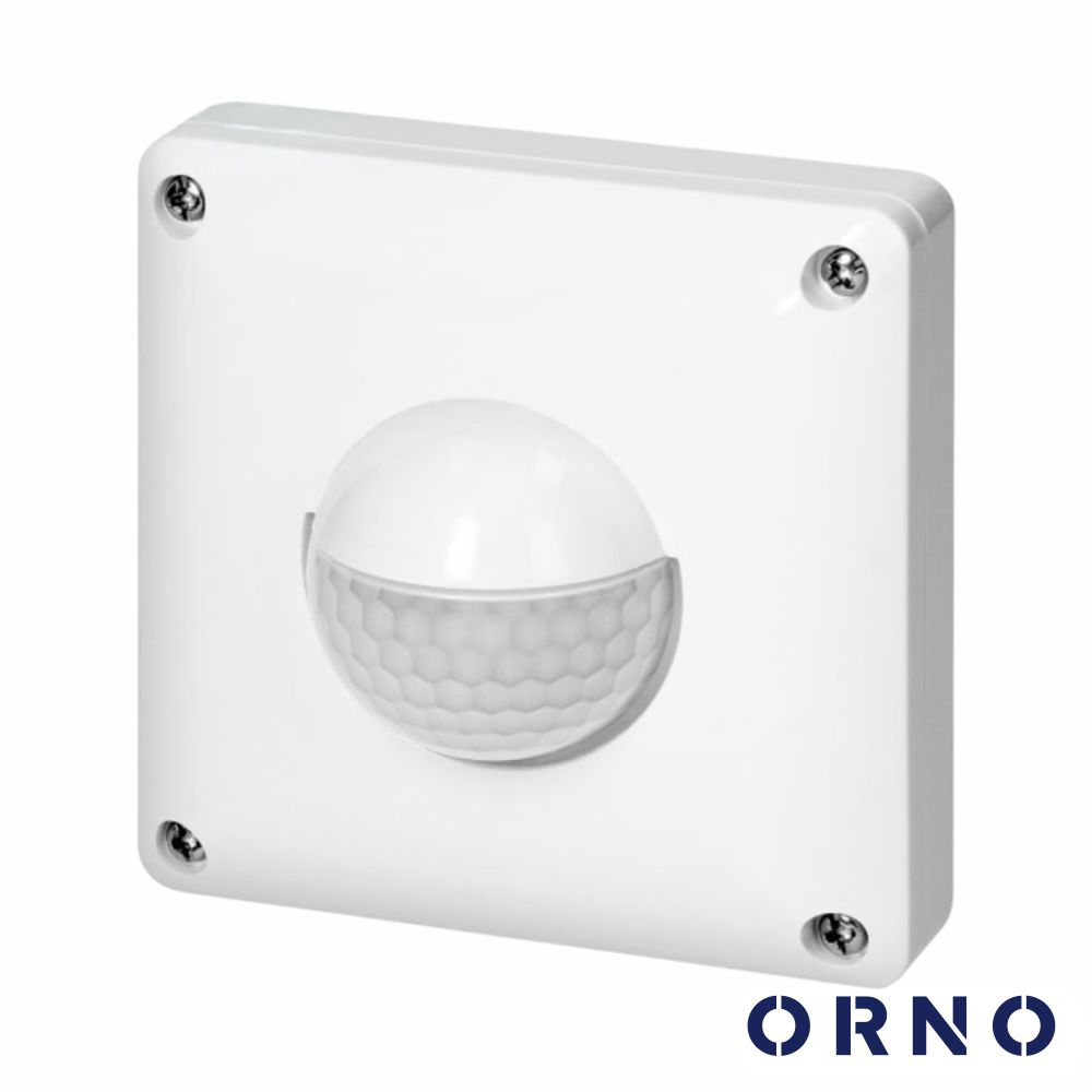 Detetor De Movimento PIR P/ Encastrar 190º 250W IP65 ORNO