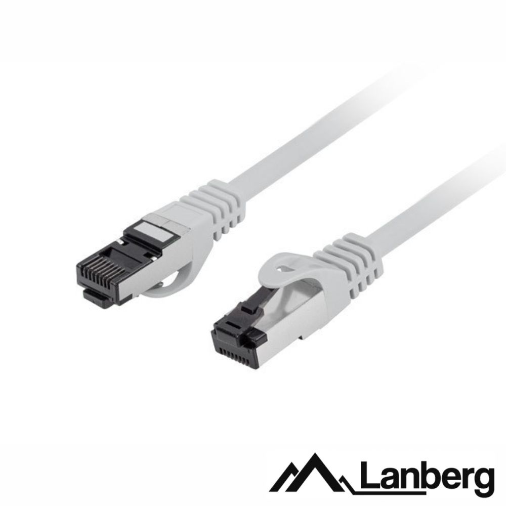 Cabo De Rede S/FTP CAT8.1 LSZH Cobre Puro 1m Cinzento
