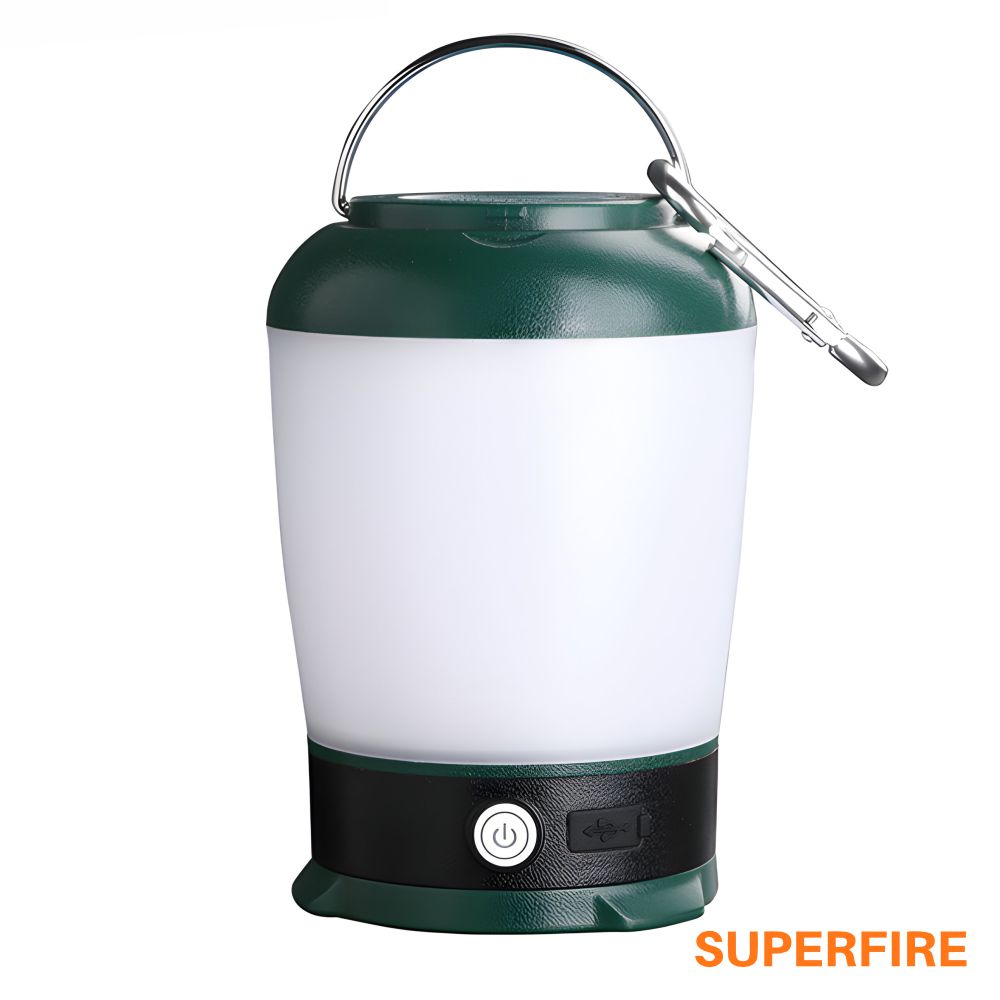 Lanterna Portátil C/ Gancho 9W/4W 200lm IP44 SUPERFIRE