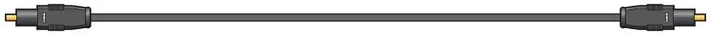 Cabo Toslink Macho para Toslink Macho 5m