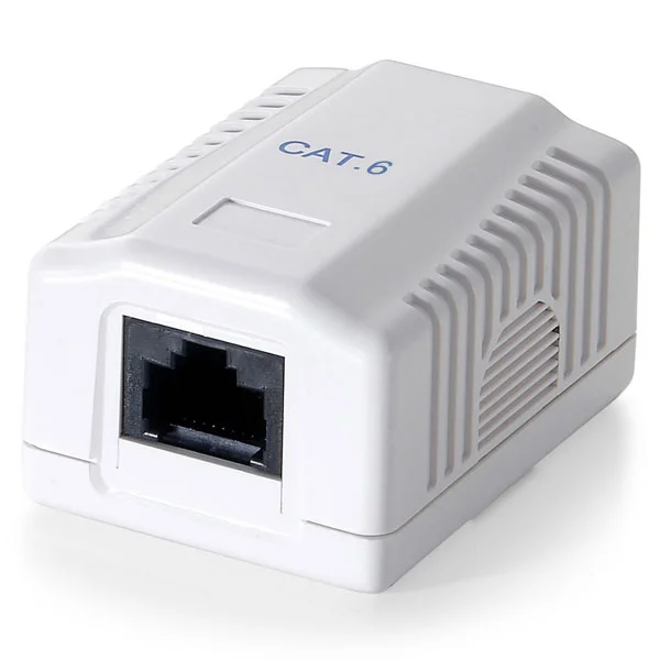 Tomada Equip Rede 1-Port Utp Cat.6 Branco - 2352.