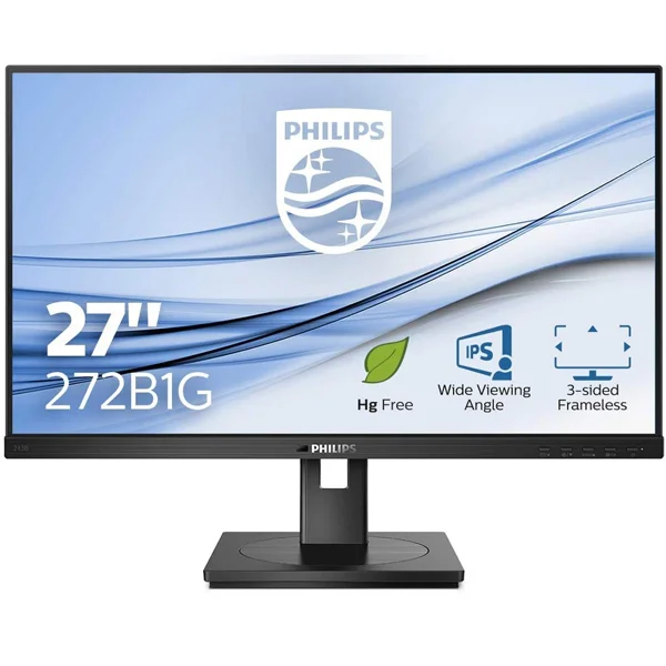 Philips Monitor LED Ips 27" Fhd Vga Dvi Hdmi