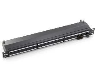 Patch Painel Equip Cat.6a 24-Port 19 Inch 1u Cinza