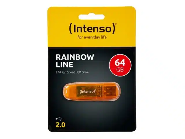 Memória Usb Intenso Faelap0282 Usb 2.0 64 Gb Lara.