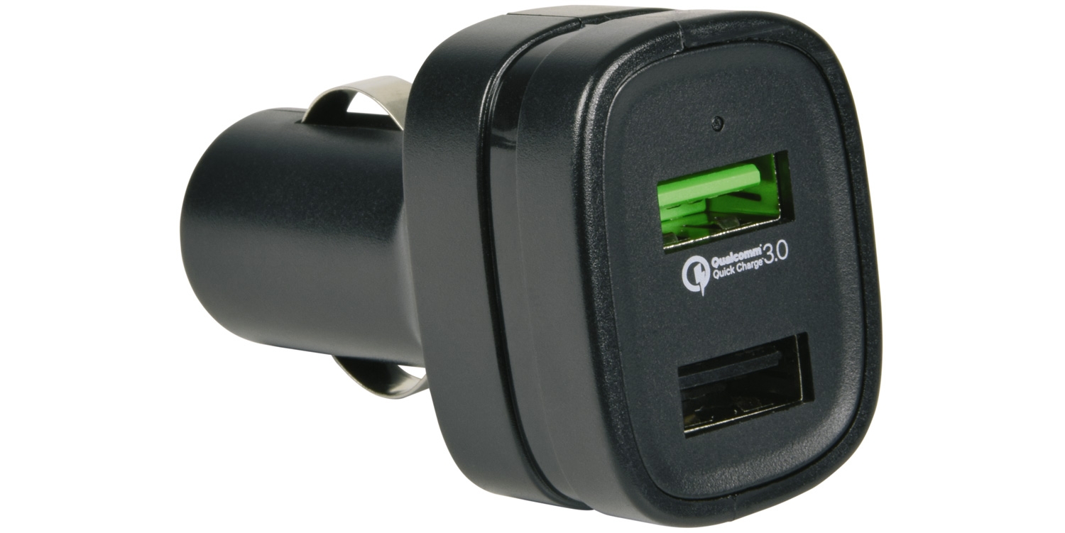Carregador Isqueiro Quick-Charge 3.0 2 Portas 20w