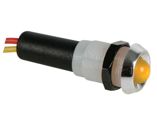 Lâmpada LED 5v Amarelo - Cromado