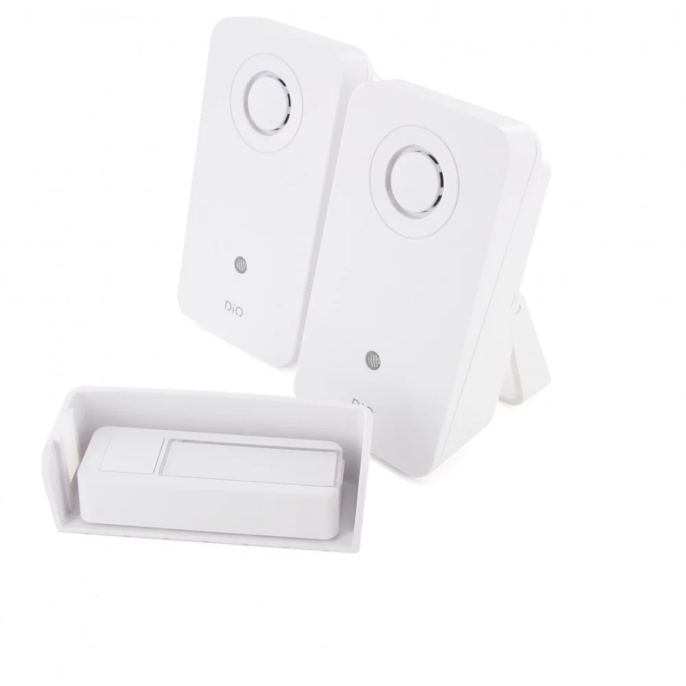 Campainha Dc Sem Fios com 2 Receptores - Dio
