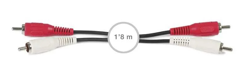 Cabo Rca Macho - Rca Macho 1,8 Mts - Fonestar