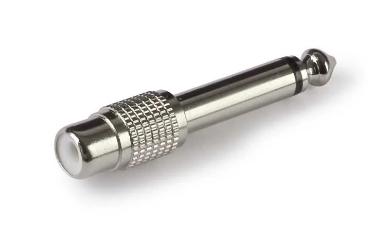 Adaptador Áudio Rca para Jack 63 Mm