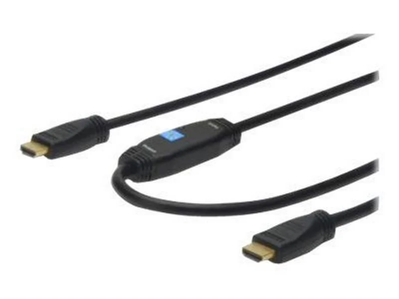 Cabo Hdmi Digitus 20m Preto C/ Ethernet